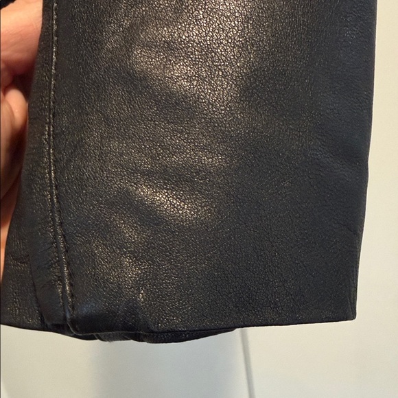 IRO Black Leather Moto Jacket - Picture 5 of 6